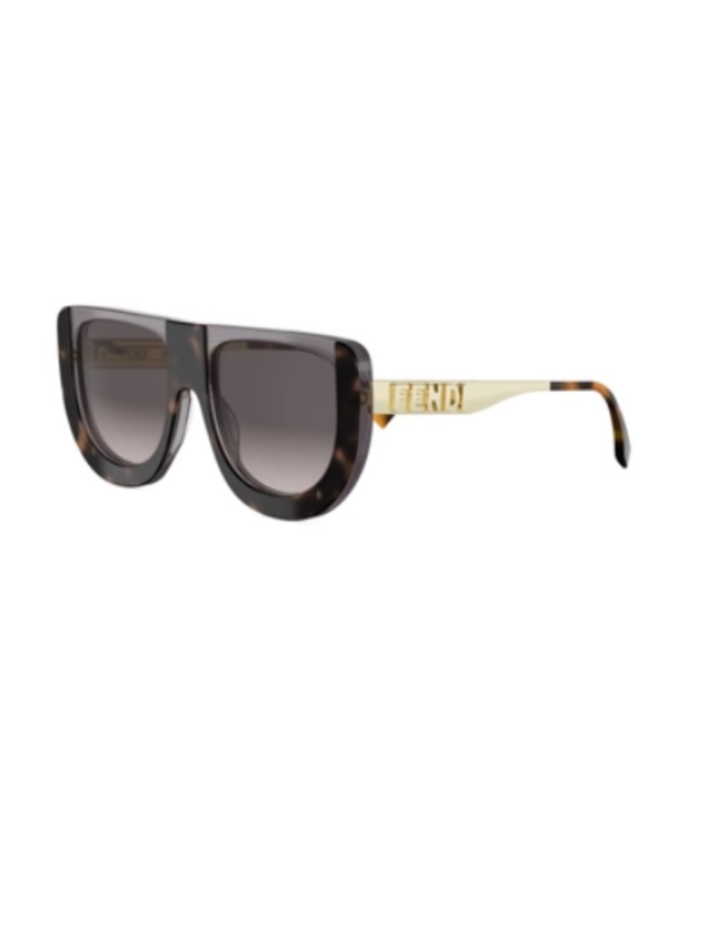 Fendi Fendigraphy 40203I 20B Havana Gray Gradient Sunglasses FE40203I